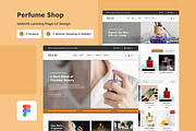 Eclat - Perfume Shop Landing Page, a Landing Page Template by twinstd (Thumbnail 1 of 5)