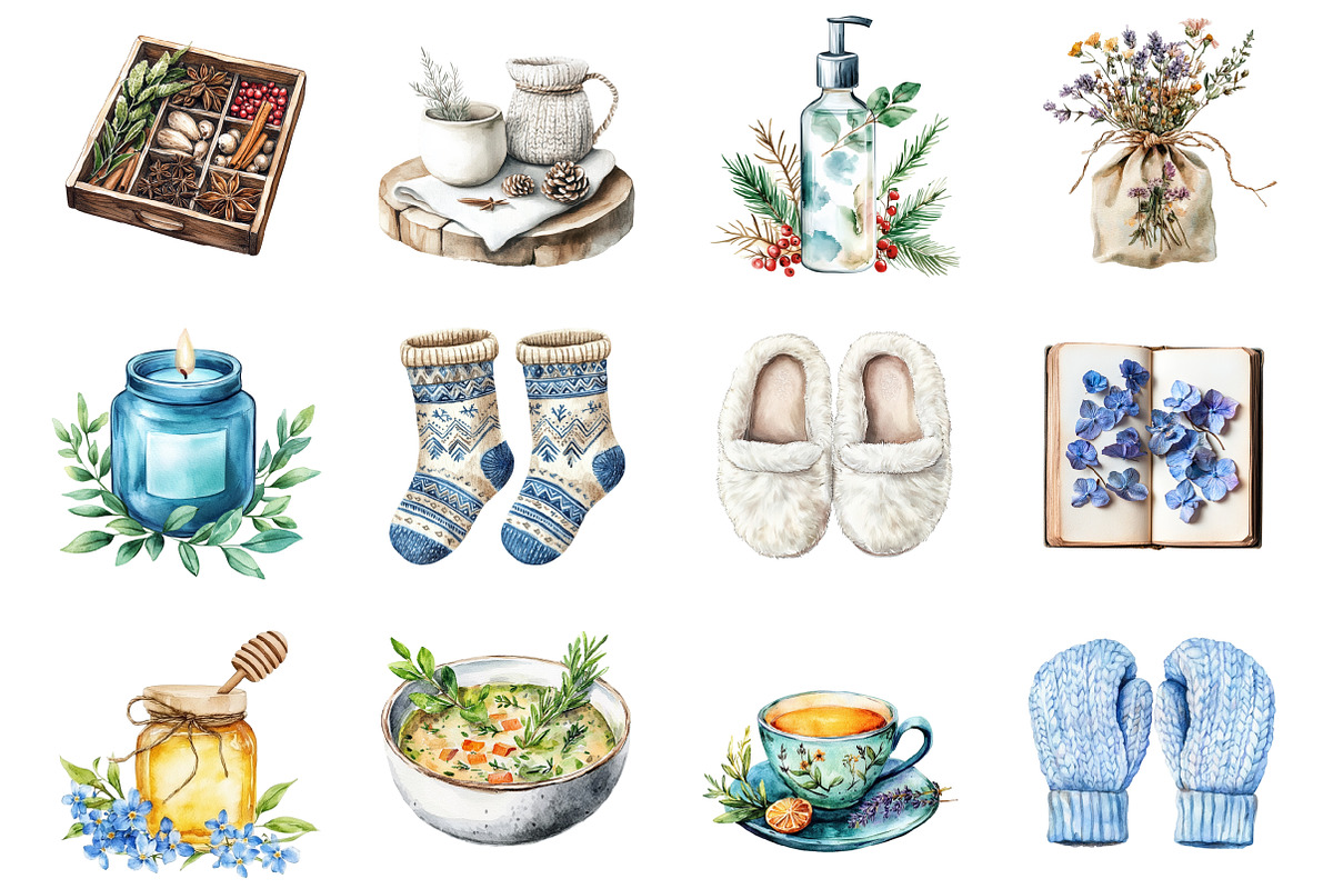 Cold Season Clipart, an Illustration by Design Market (Photo 3 of 3)