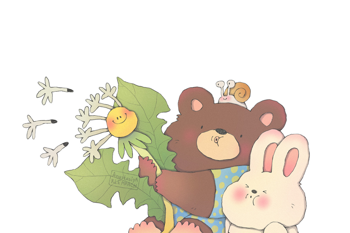 Cute Illustrations, an Animal Illustration by Anastasiya Klempach (Photo 2 of 12)