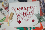 Winter Time. Decorative Script Font, a Script Font by CallMeStasia (Thumbnail 3 of 13)