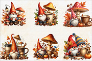 Autumn Gnomes  Sublimation Clipart B, an Illustration by SVGArt (Thumbnail 8 of 8)