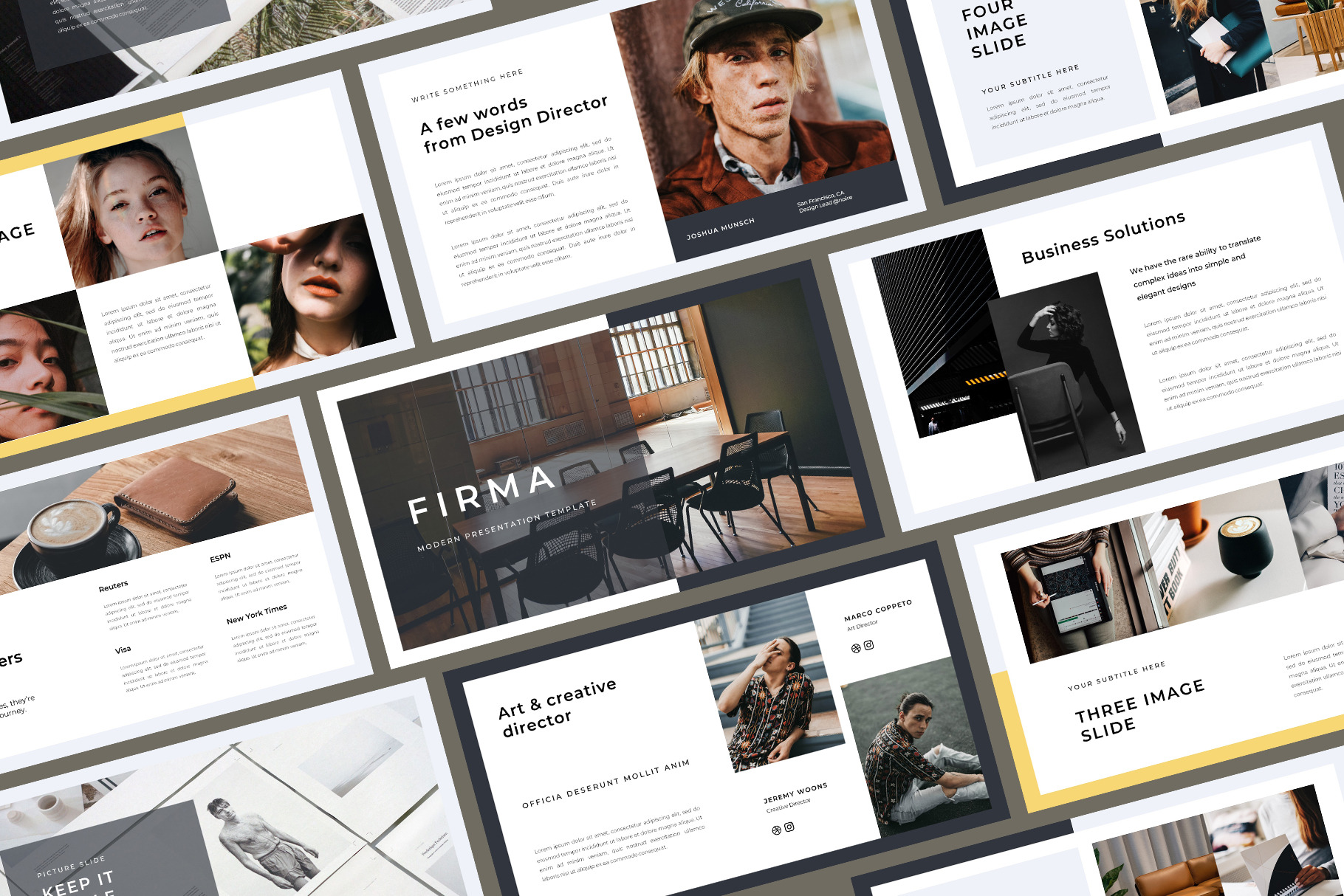 Firma - Google Slides Template, A Presentation Template By Bervisual