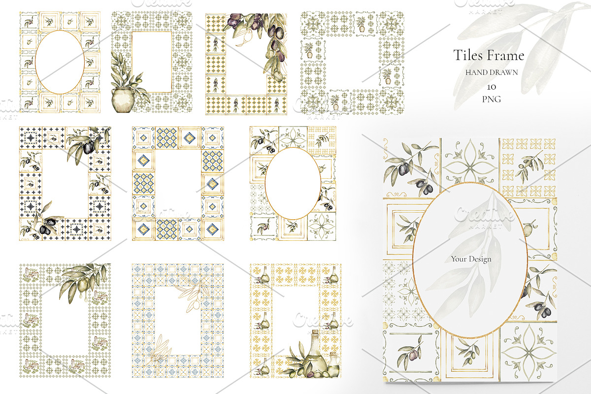 Watercolor Olives collection, a Graphic by MayaNavits (Photo 13 of 25)