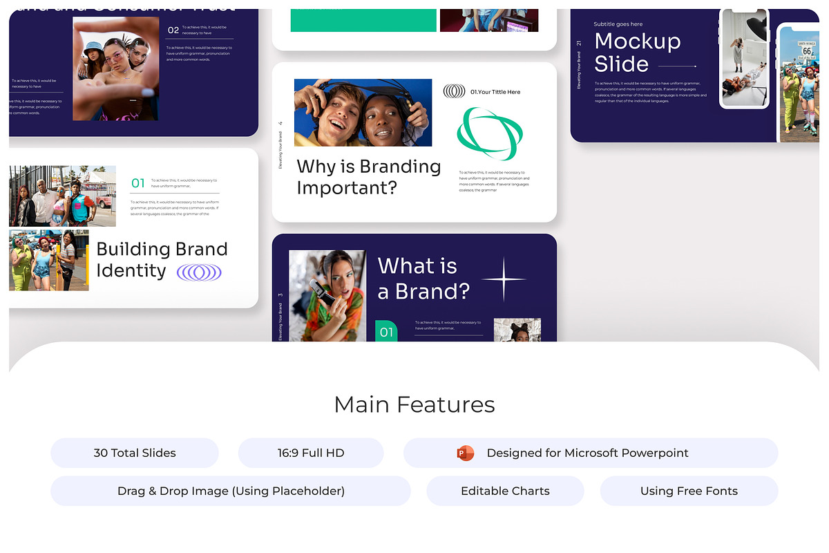 Elevating Your Brand PowerPoint, a Presentation Template by Premast (Photo 2 of 4)