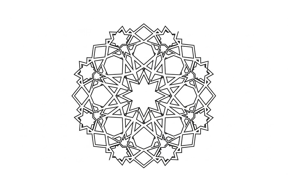 Islamic Mandala Geometric Bundle, an Illustration by Gaye Art (Photo 7 of 51)