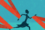 Caught in Red Tape, a Texture Illustration by retrorocket (Thumbnail 2 of 2)