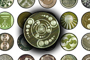 Digital Collage Sheet - Сrop Сircle, a Print Template by Kseniya-Omega (Thumbnail 1 of 3)