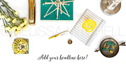 Yellow Arrow Styled Desktop Mockup#6, an iPhone Mockup by MMStyledStock (Thumbnail 1 of 3)
