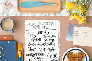 Planner Catchwords - Over 100 Words