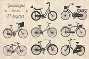 Bicycle Vector Set, an Object Graphic by Bugcessories (Thumbnail 2 of 4)