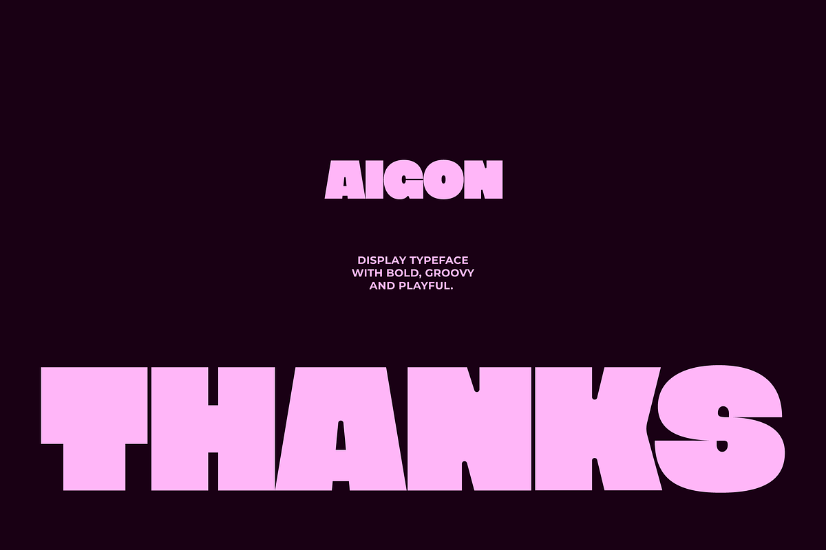 Aigon - Bold Display Font, a Sans Serif Font by limitype (Photo 14 of 14)