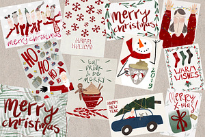 Pack Of 12 Christmas Cards