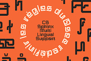 CS Sphinx – Futuristic Font, a Sans Serif Font by Craft Supply Co. (Thumbnail 6 of 8)