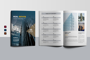 Bi Fold Brochure Template Layout