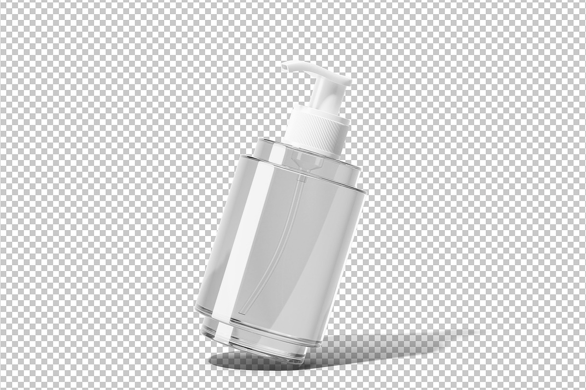 Cosmetic Pump Bottle Mockup, a Packaging Mockup by Akebareee (Photo 2 of 3)