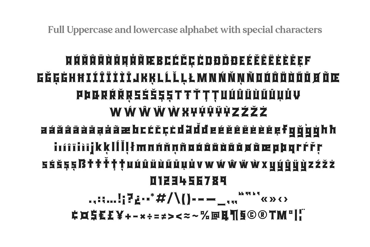 Monsta Rocka - a monster rocker font, a Font by Little Type Factory (Photo 13 of 14)