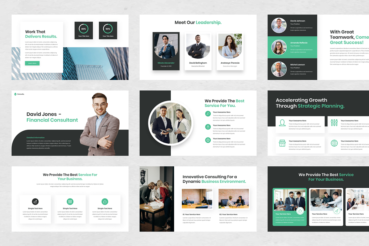 Business Consulting PowerPoint, a Presentation Template by Biwarastudio (Photo 3 of 5)