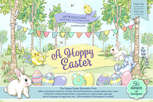 A 'Hoppy' Easter Illustration Pack