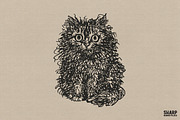 Funny Frazzled Feral Cat, an Object Graphic by SharpMarketplace (Thumbnail 1 of 4)