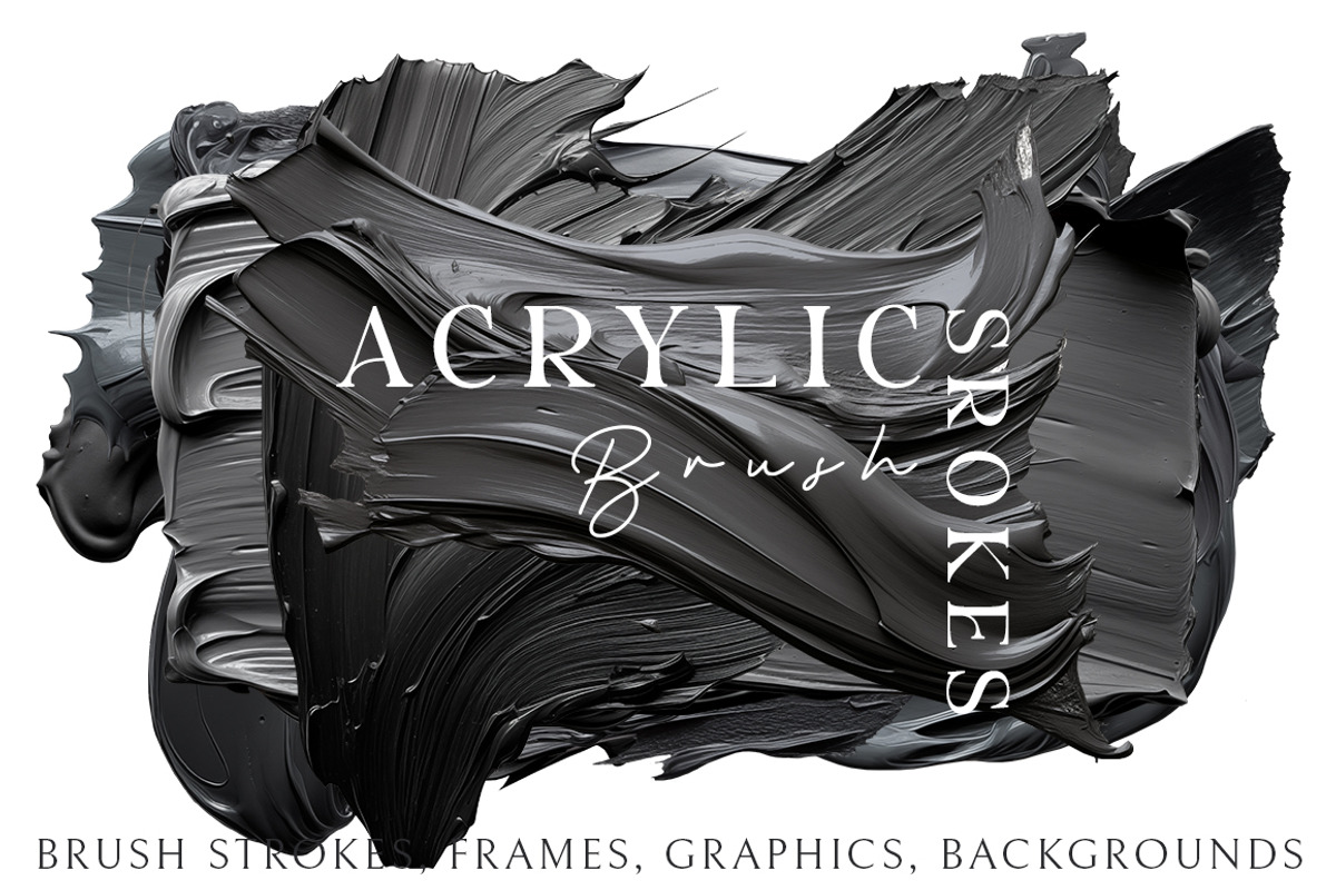 Acrylic Brush Strokes, an Object Graphic by Evgeniia (Photo 3 of 10)