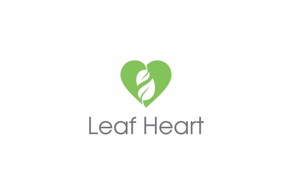Leaf Heart Logo Template, a Branding & Logo Template by yopie (Photo 1 of 3)