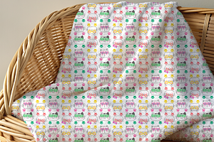 Cute Cats Seamless Pattern