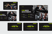 Fitnessyn Fitness & Gym Google Slide, a Presentation Template by SquidPixey (Thumbnail 4 of 6)