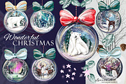 Wonderful Christmas Clipart Set, a Seasonal Illustration by Leonaa art (Thumbnail 1 of 11)