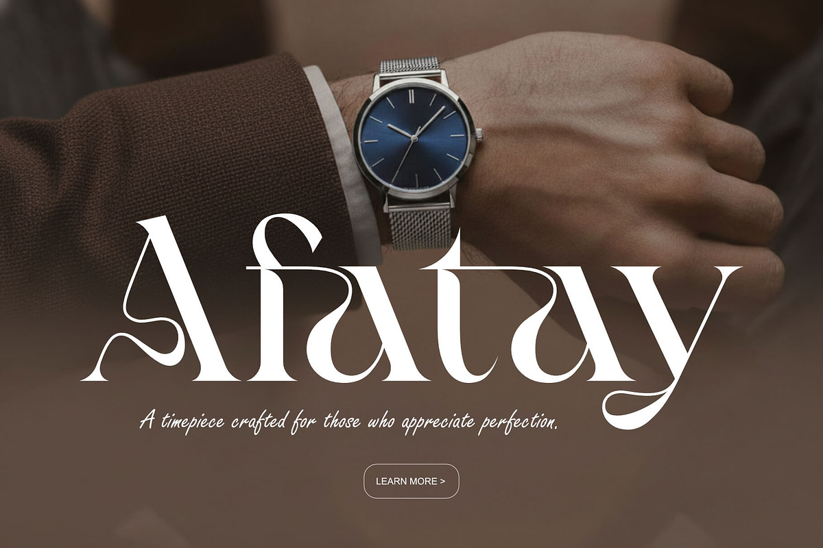 Qaveria - Stylish Elegant Typeface, a Serif Font by Sealoung (Photo 7 of 9)