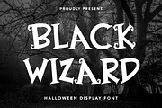Black Wizard - Halloween Display, a Handwritten Font by Arendxstudio (Thumbnail 1 of 9)