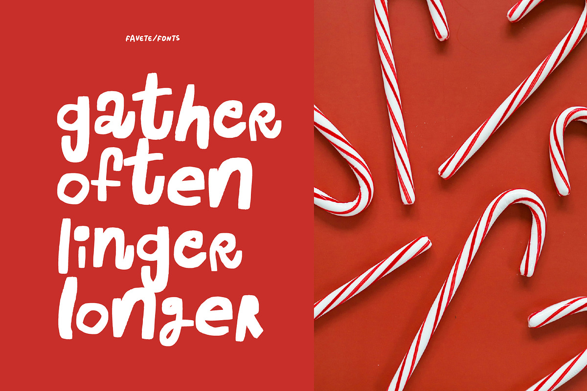 HOLLY JOLLY FONT & 97 ILLUSTRATIONS, a Handwritten Font by Favete Art (Photo 15 of 24)