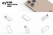 iPhone 16 Pro Max App Skin Mockup, an iPhone Mockup by GraphicVil (Thumbnail 2 of 9)