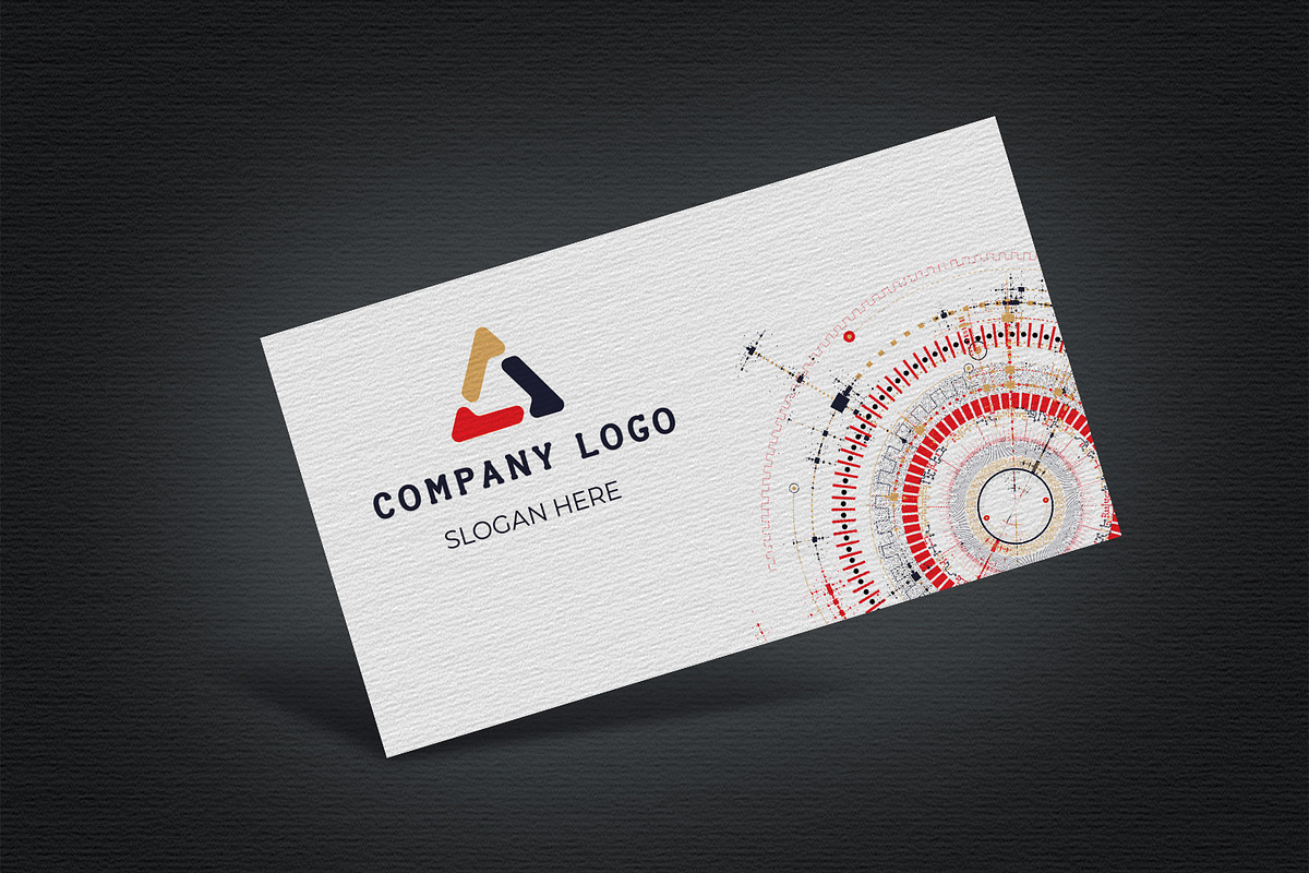 Abstract Hi Tech Business Card, a Business Card Template by Kseniya-Omega (Photo 3 of 4)