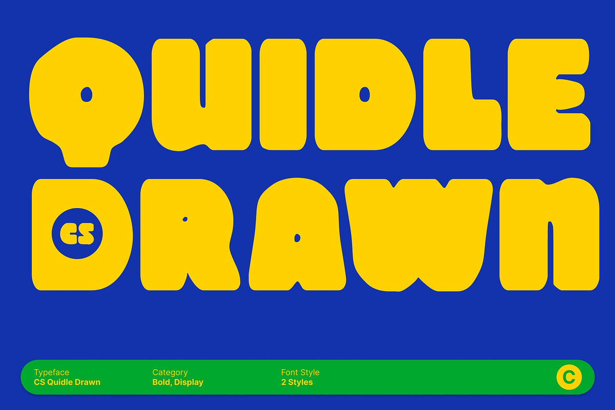 CS Quidle Drawn, a Sans Serif Font by Craft Supply Co. (Photo 1 of 8)