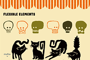 Halloween vector set, a Seasonal Illustration by Tanya Cornish (Thumbnail 5 of 14)