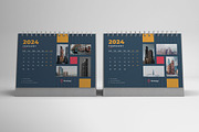 Desk Calendar 2024, a Print Template by Uiparvin (Thumbnail 2 of 2)