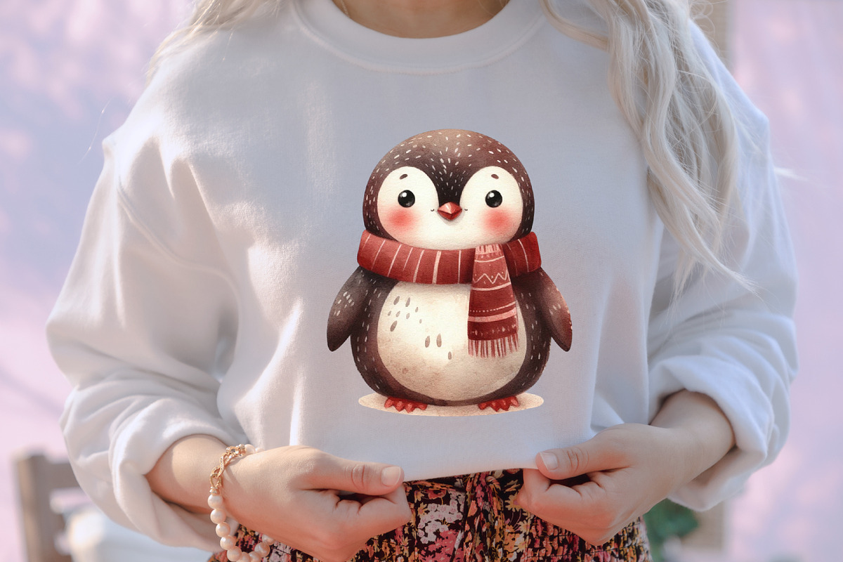 Cute Penguins Clipart Bundle, an Illustration by designcity5 (Photo 4 of 5)