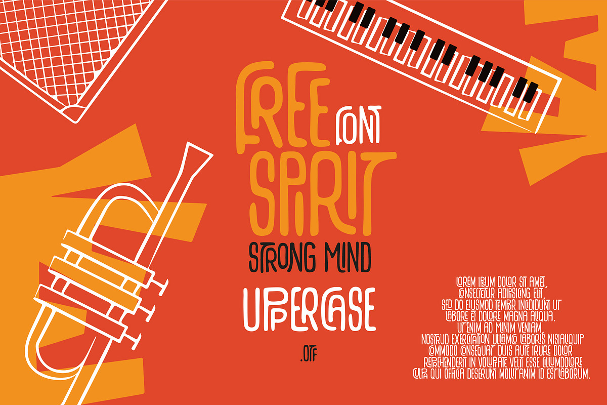 Free Spirit font, a Script Font by akropol (Photo 1 of 3)