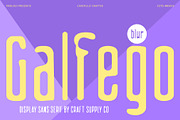 Galfego Blur, a Sans Serif Font by Craft Supply Co. (Thumbnail 1 of 8)