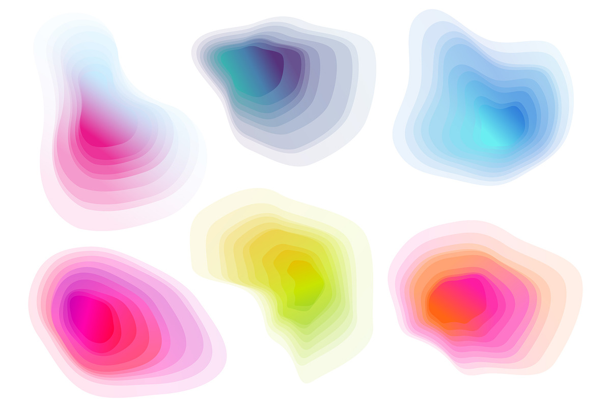 Gradient collection with 48 elements, a Texture Graphic by VitalexStudio (Photo 6 of 14)