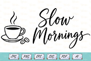 Slow Mornings Coffee Cup Line Art, an Object Illustration by Ghagra (Thumbnail 1 of 7)