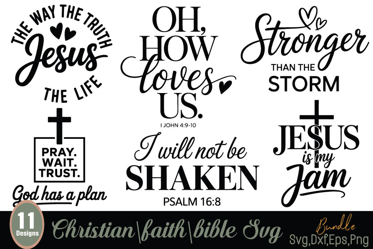 Christian Bundle SVG,Faith SVG,Bible, an Object Graphic by DollarSmart