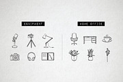 Blog Icons Pack - Social Media, an Outline Icon by Hatch Design Workshop (Thumbnail 4 of 9)