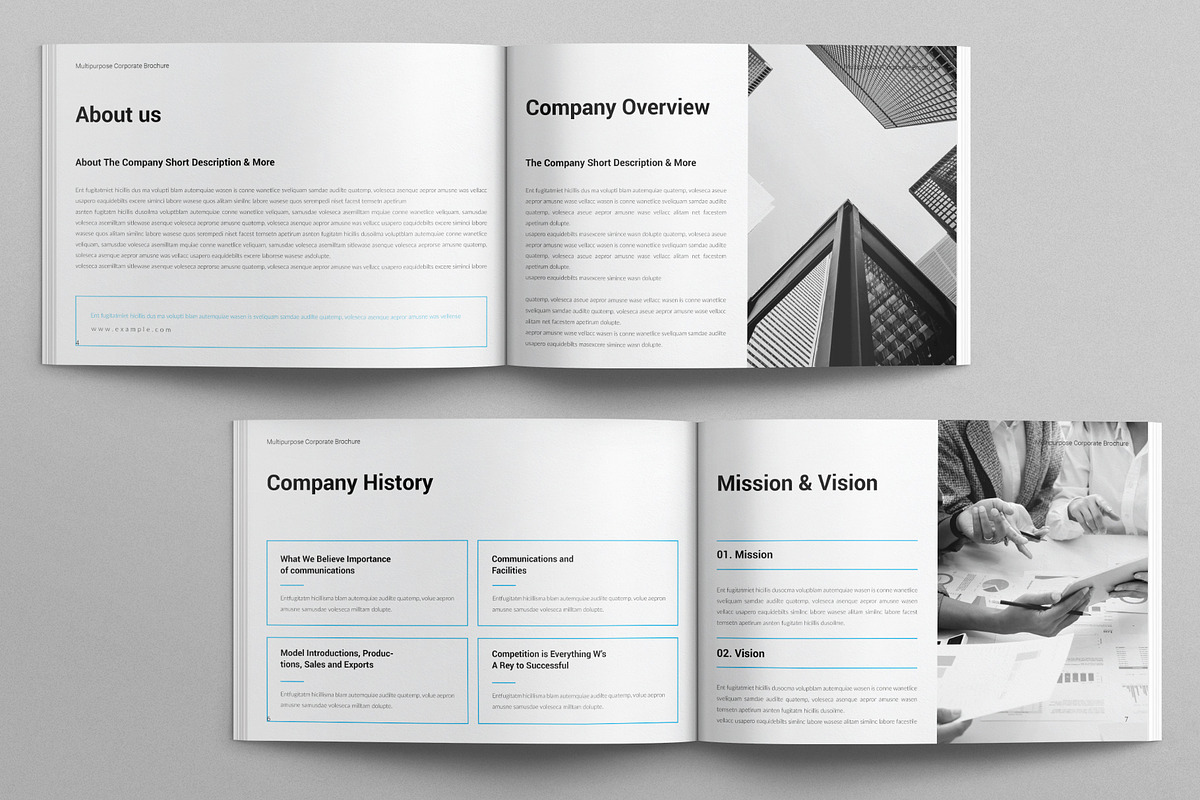 Multipurpose Brochure Landscape, a Brochure Template by E-Type (Photo 3 of 7)