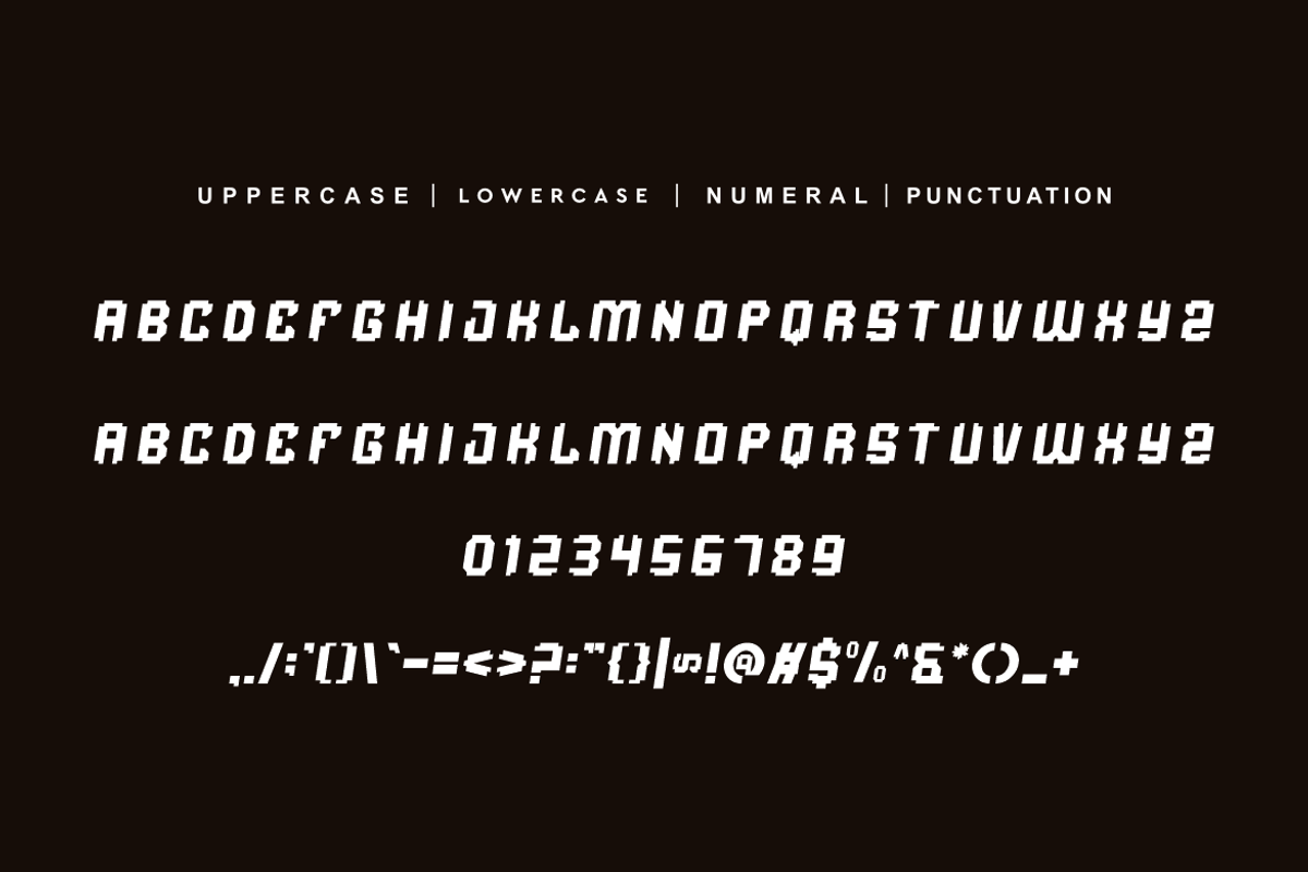 Gopixely - Game & Pixel Font, a Sans Serif Font by QR Design Studio (Photo 5 of 6)