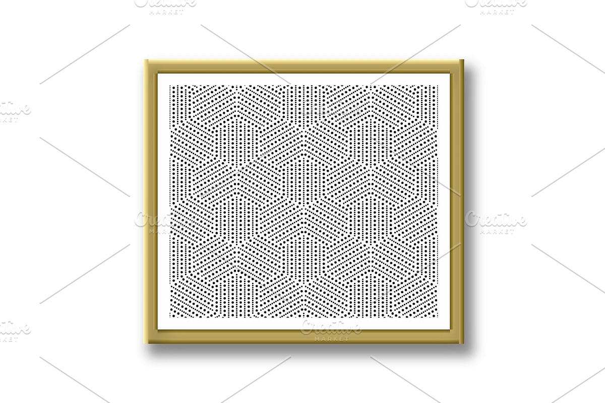 Abstract geometric pattern with dots, a Pattern Graphic by RODINA (Photo 2 of 3)