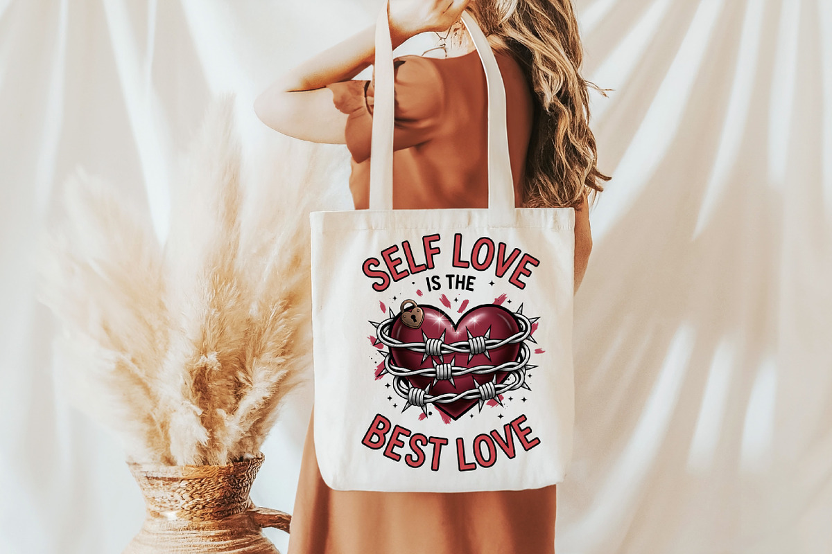Self Love is the Best Love Png,Valen, an Illustration by Designking (Photo 2 of 6)