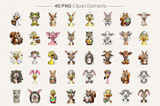 Funny Easter Animal Sublimation, an Illustration by Artnoy (Thumbnail 2 of 9)