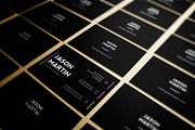 Dark Individual Business Card, a Business Card Template by bouncy (Thumbnail 1 of 4)
