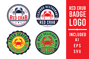 Set of Seafood Badge Logo Design, a Branding & Logo Template by Billah Hub (Thumbnail 1 of 3)